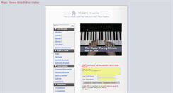 Desktop Screenshot of musictheoryminute.com