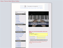 Tablet Screenshot of musictheoryminute.com